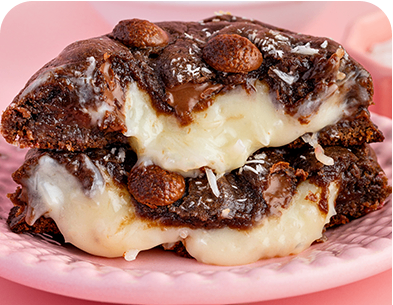 Cookie recheado sabor Prestígio