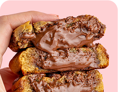 Cookie recheado sabor Nutella