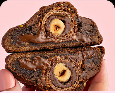 Cookie recheado sabor Ferrero Rocher