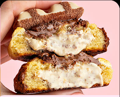 Cookie recheado sabor Cookie Kinder