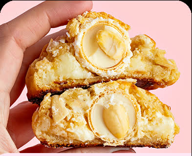 Cookie recheado sabor Raffaello